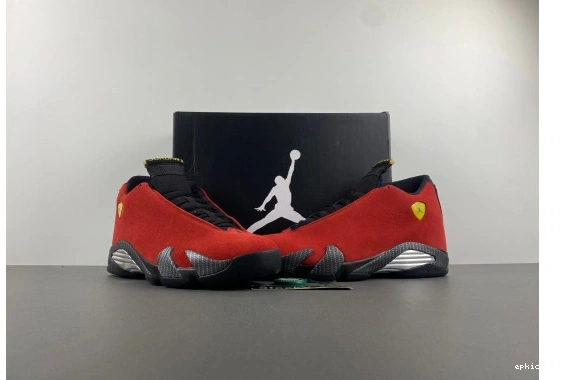 Rep EP  654459-670 Air  Jordan 654459-670 14 “Ferrari” 0130